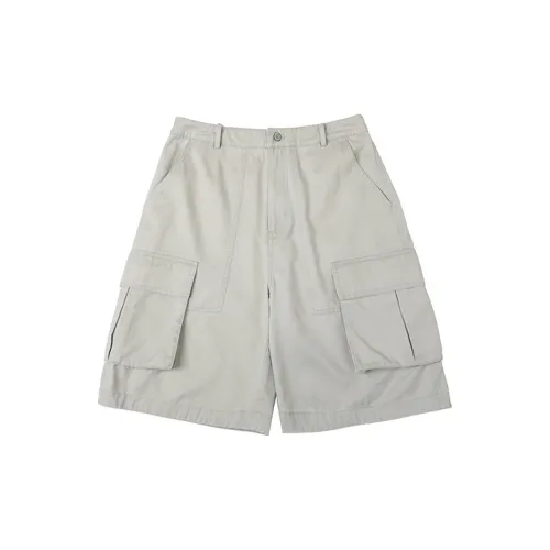 COUNTRY MOMENT Cargo Shorts Unisex Light Gray