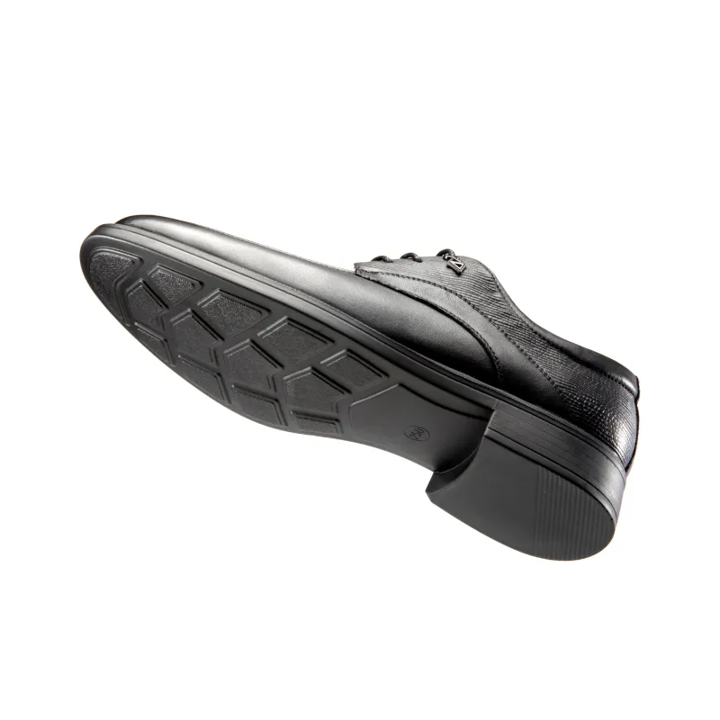 AOKANG Business Commute Derby Shoes Dress Shoes Men's Black-4