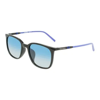 NAUTICA Metal Square Sunglasses Unisex Black