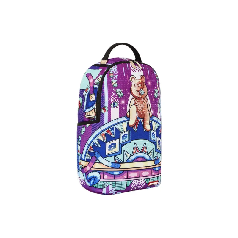SPRAYGROUND Polyester Backpack Unisex Purple-1