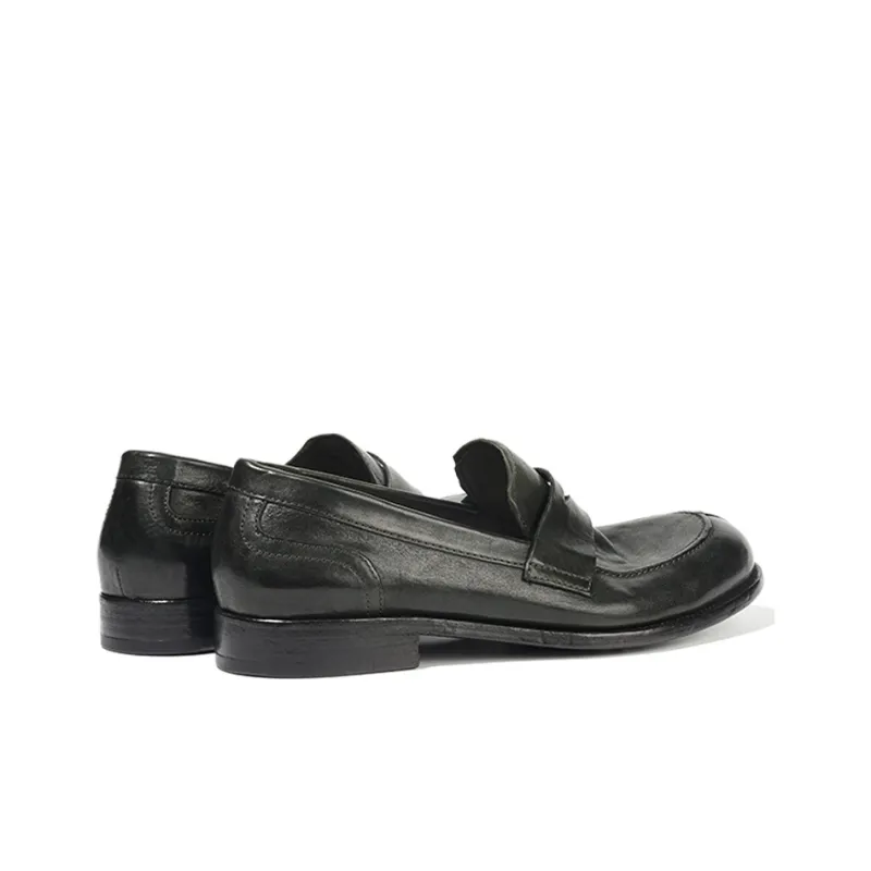 Vibram X Dreambox Loafers Men Black/Morandi Green-9