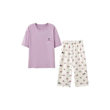 Ordifen Pajama Set Women's Purple