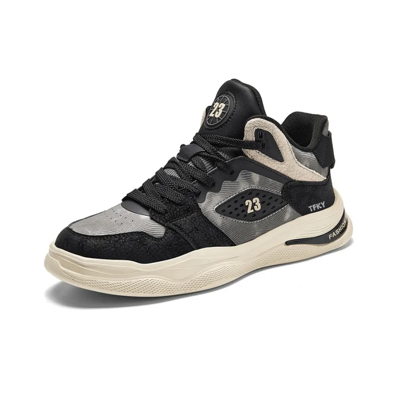 TFKY Thicker Bottom Increases Cushioned Slip-Resistant Breathable Casual Shoes Men's-6