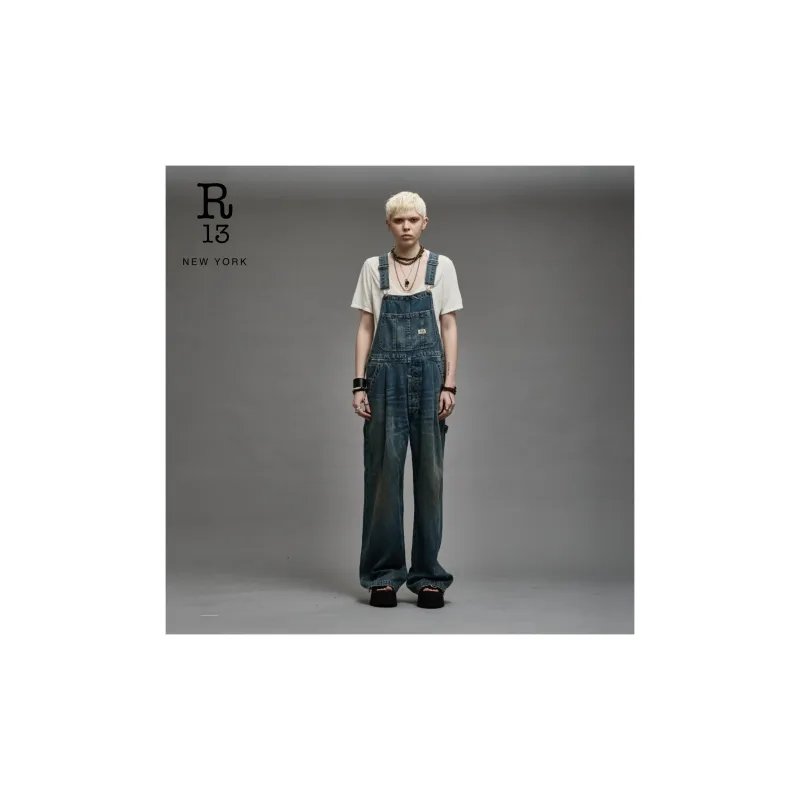 R13 SS24 Overalls Women's Weber Indigo-6