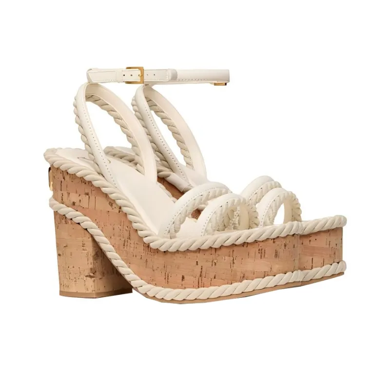 Valentino Garavani VLogo Summerblocks Wedge Sandals-2