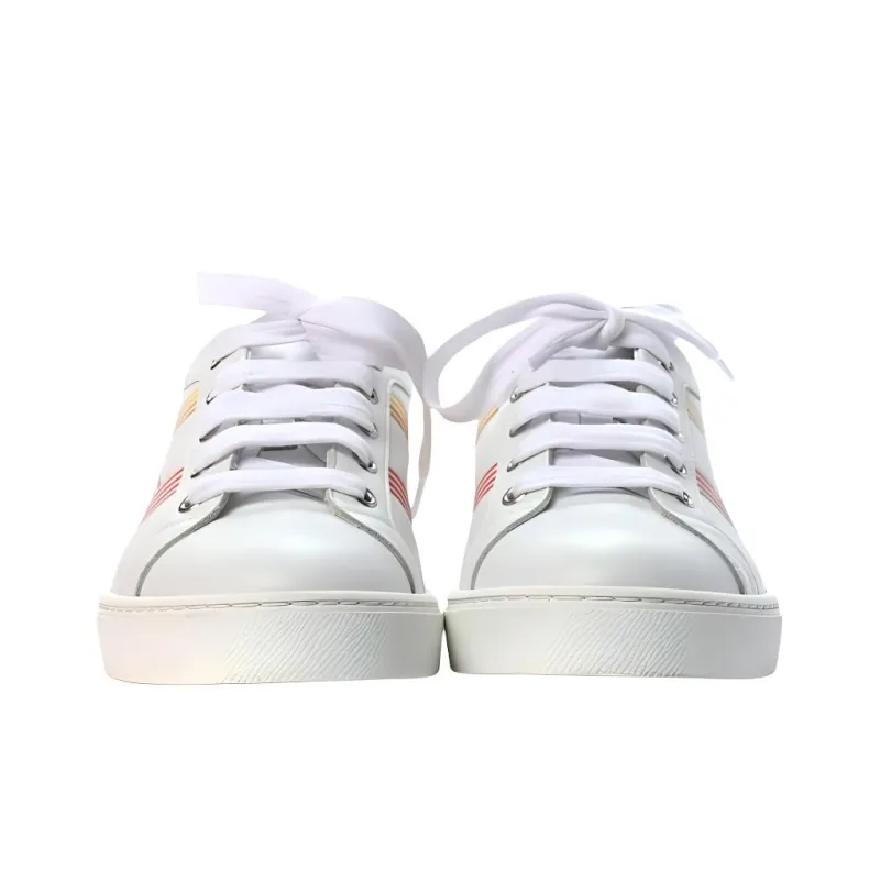 HERMES Avantage Low-Top Skateboard Shoes Women's White-3