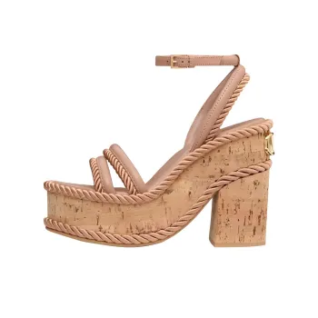 Valentino VLogo Summerblocks Wedge Sandals Women's