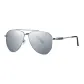 Silver Frame with Mirrored Lens