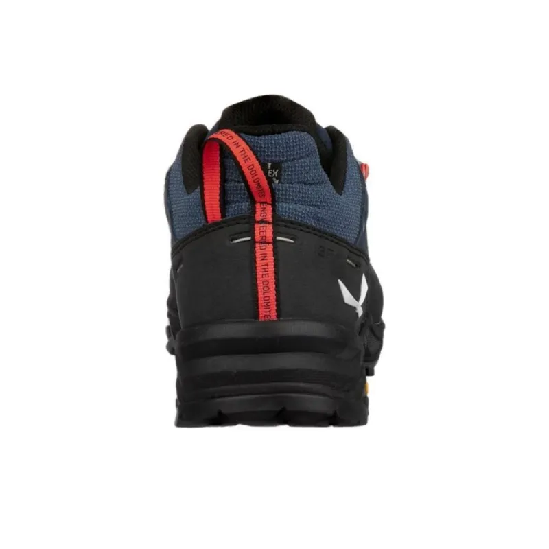 SALEWA Cushioned Anti-Slip Wear-Resistant And Water-Resistant Low-Top Trekking Shoes Women's Blue Black-3