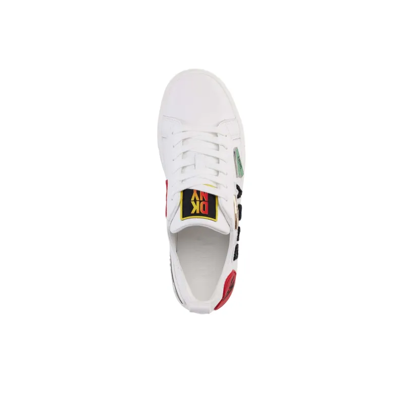 DKNY COREEN CITY Low-Top Skateboard Shoes Women's White-4