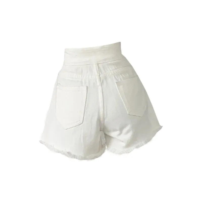 Concubine Zhu Denim Shorts Women's Light Blue-7