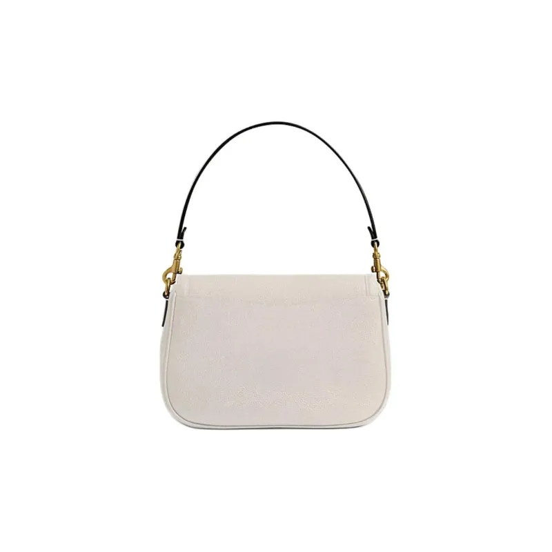 COACH Legacy Cow Leather Portable Crossbody Bag, Shoulder Bag Women's B4 & Chalk White-2