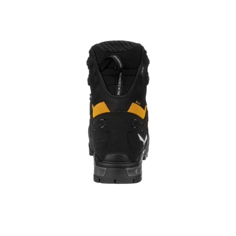 SALEWA ORTLES ASCENT MID GORE-TEX Anti-Slip And Wear-Resistant Water-Resistant High-Top Trekking Shoes Men's Yellow-3