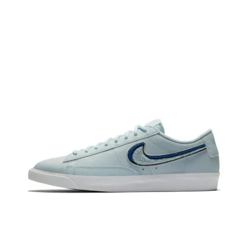 Nike Blazer Low 3D Chenille Swoosh Blue Tint