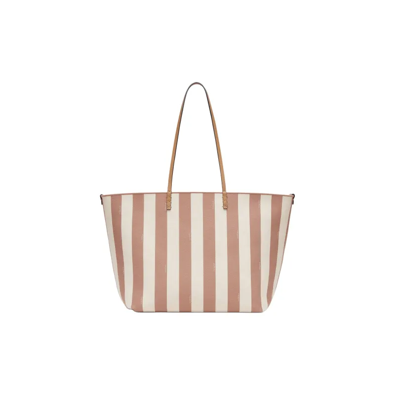 FENDI Polyamide With Cotton Tote Bag, Shopping Bag, Shoulder Bag, Handbag Tubas Women's Beige-0