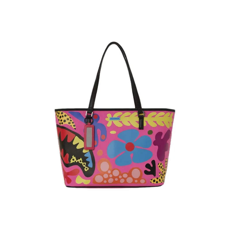 SPRAYGROUND Cotton Tote Bag Shopping Bag Handbag Shoulder Bag Women's Pink-0