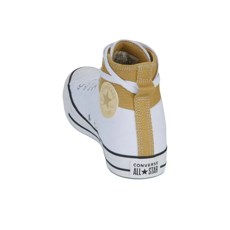Converse Chuck Taylor All Star Durable Lightweight Cushioning High Top Canvas Shoes Men's White-3