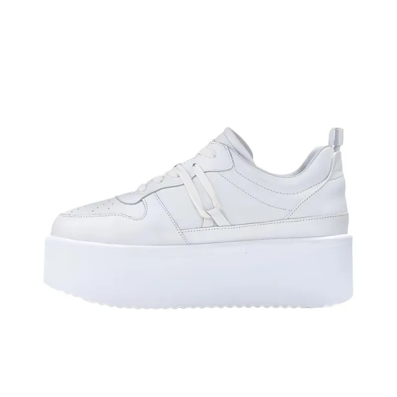 Inuikii Skateboard Shoes Women's White-0
