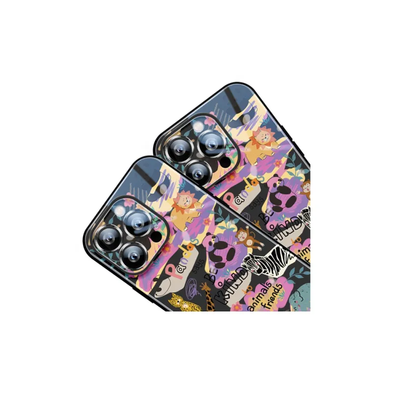 Sen Dog Glass Material Phone Cases Applicable To IPhone15Promax/Pro/Plus/14/13/12 Original Design Artistic-14
