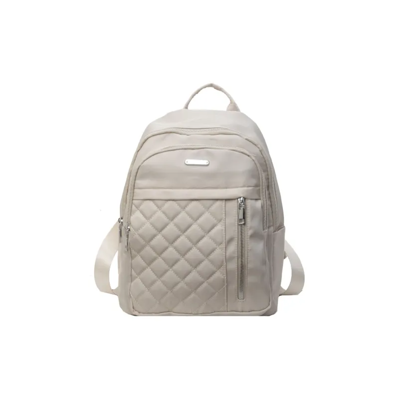 Parker Bear Fabric Backpack Unisex Black/Ecru/Burgundy/Gray/Pink-9
