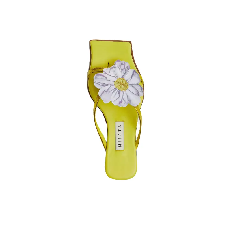 MIISTA Flip Flops Women's Yellow-3