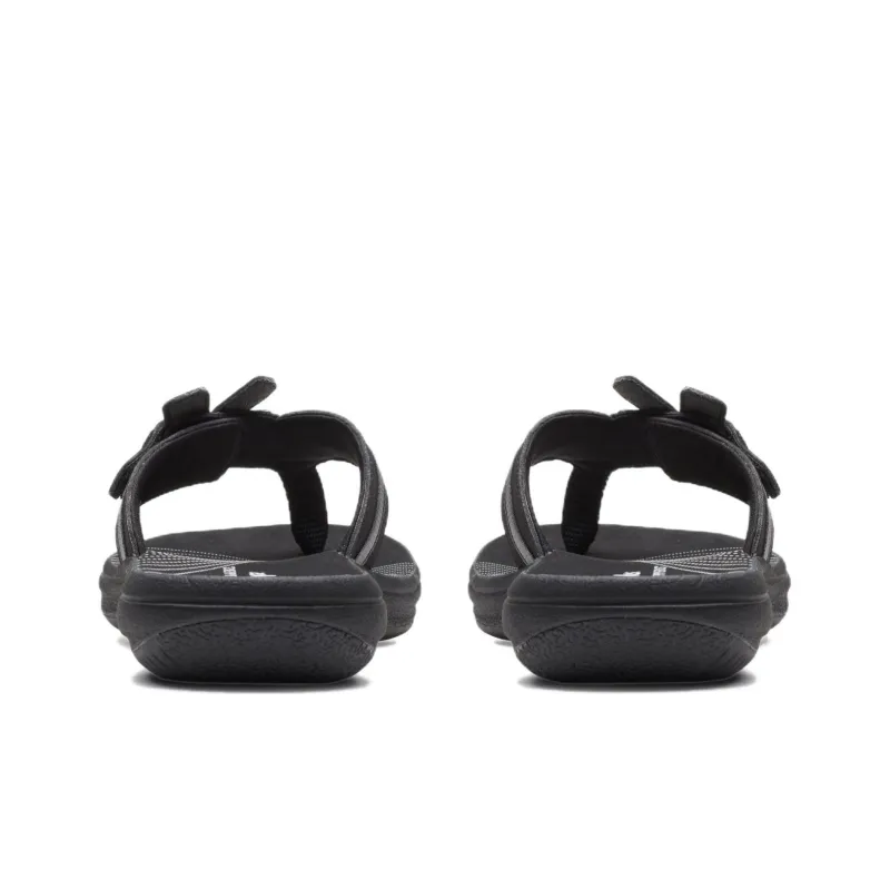 Clarks EVA Flip Flops Women's Charcoal Black-3