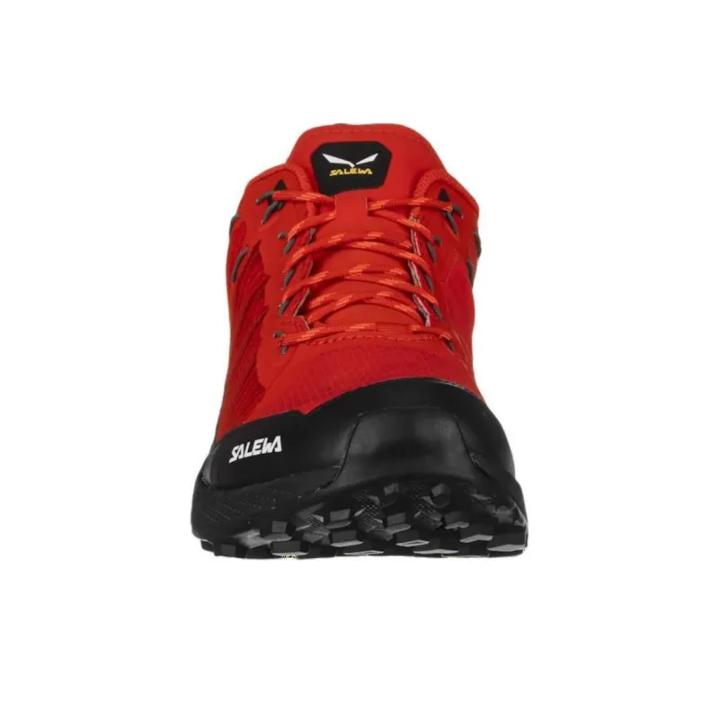 SALEWA PEDROC POWERTEX Wear-Resistant Waterproof Breathable And Lightweight Low-Top Trekking Shoes Women's Red Black-2