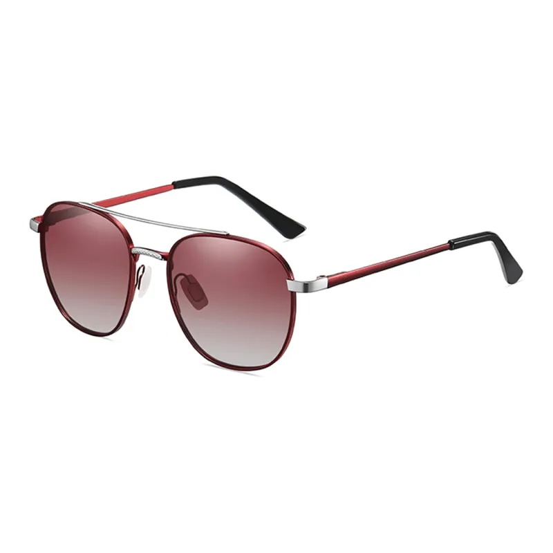 PRETTYALLUSION Alloy Round Sunglasses Women's-6