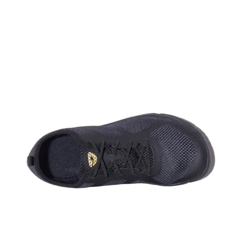 HOT POTATO Breathable Coverage Lightweight Low Top Casual Running Shoes Unisex Black-3