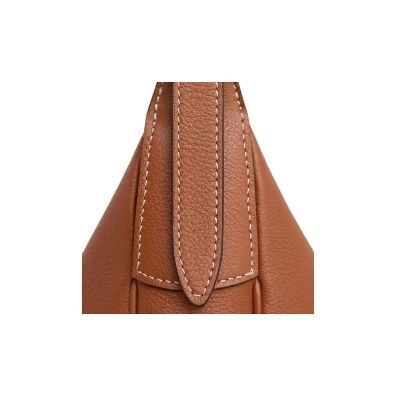 CELINE Soft Cow Leather Crossbody Bag, Shoulder Bag Women's Tawny-4