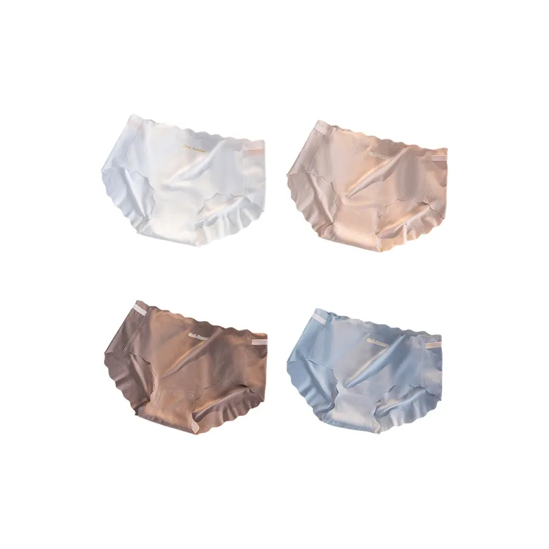 Flowers In Water Underpants Women's 4 Pack-5