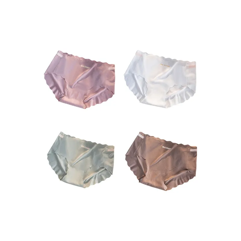 Flowers In Water Underpants Women's 4 Pack-10