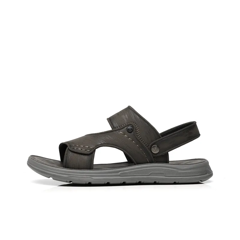 TT&MM Beach Sandals Men Black-5