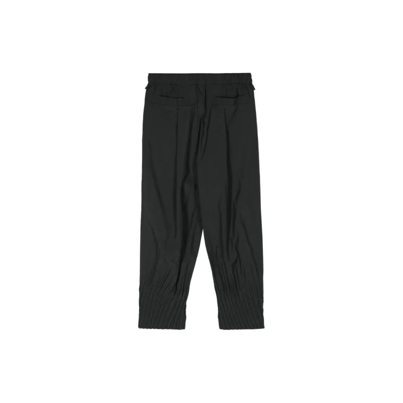Homme Plissé Issey Miyake Cascade Mid rise Cropped Trousers-1