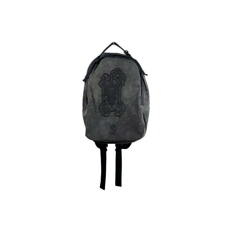 PUMA XO Collaboration Polyester Backpack Regular Men's Black Acid Wash-1