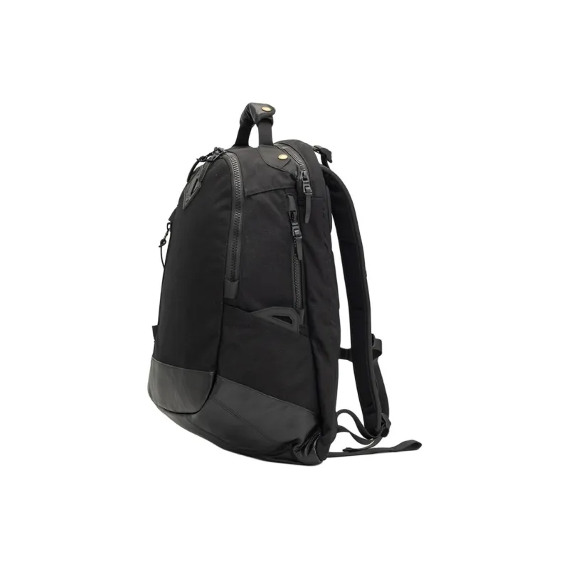 Visvim Nylon And Sheep Leather Backpack Medium Size Unisex Black/Brown/Gray-5
