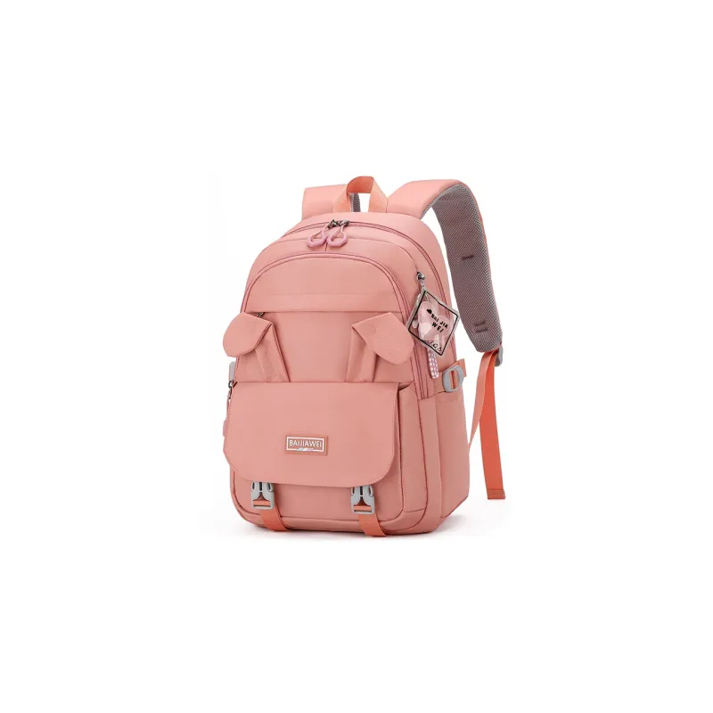 Deli Bear Durable Material Backpack Regular Unisex Black/Purple/Blue/Pink-10