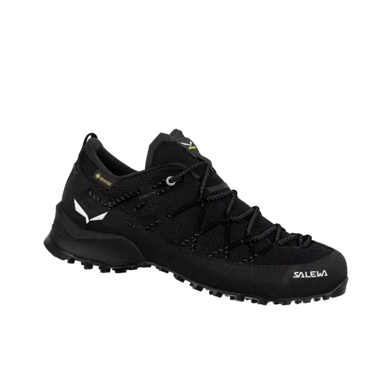 SALEWA WILDFIRE 2 GORE-TEX Anti-Slip And Wear-Resistant Water-Resistant Low-Top Trekking Shoes Women's Black-1
