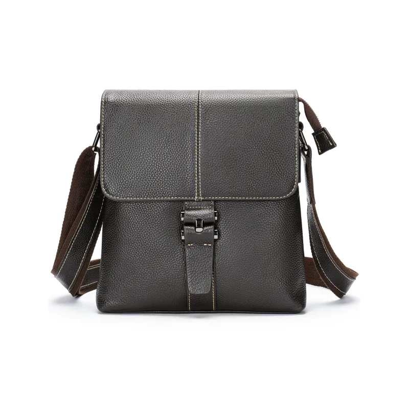 DOSRFINI Genuine Leather Crossbody Bag, Shoulder Bag Men's-5