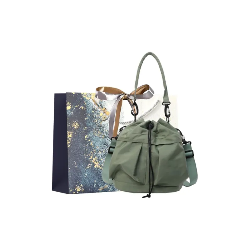 Iman's House Canvas Canvas Bag Double-Shoulder One Shoulder Handbag Women's-3