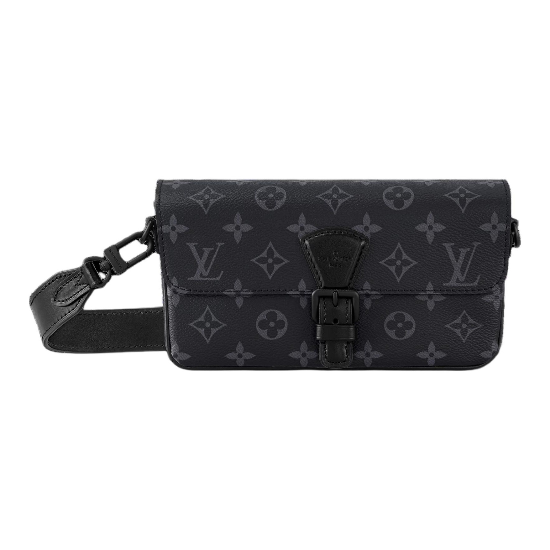 On sale Louis vuitton black unisex clutch