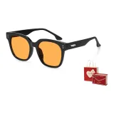 Black Frame with Orange Lens+Present Box (TY0083-3LW)