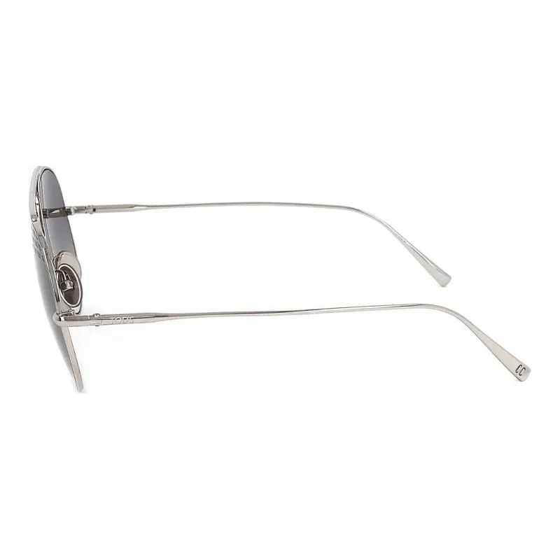 TOD'S Metal Aviator Sunglasses Unisex Silver-2