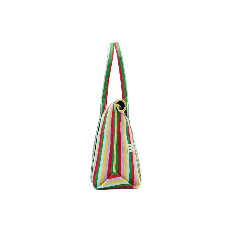 MARC JACOBS The Woven Stripe Beach Tote Bag-2