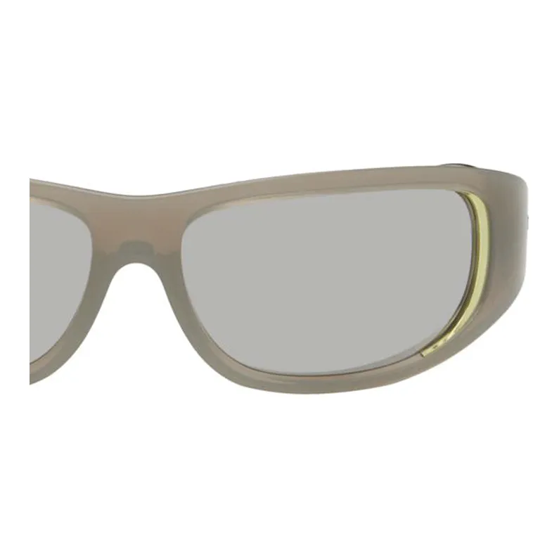 DIESEL Metal Irregular Shape Sunglasses Unisex Gray-2