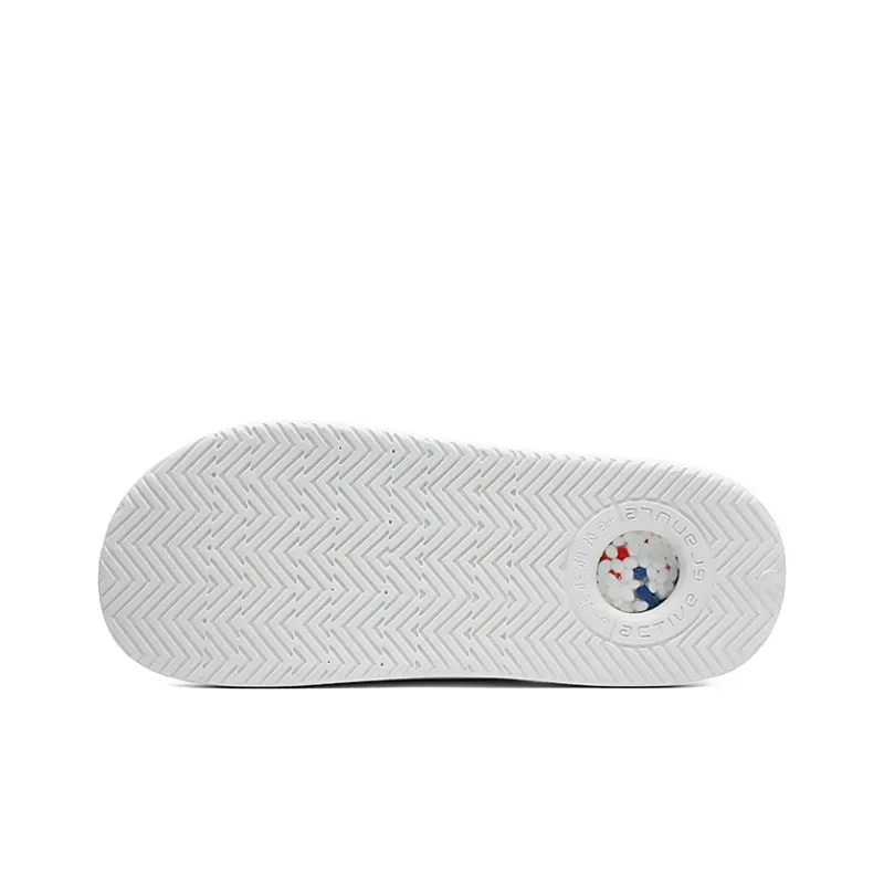 IVERSON Slip Resistant Odor Resistant Slide Slippers Unisex White-1