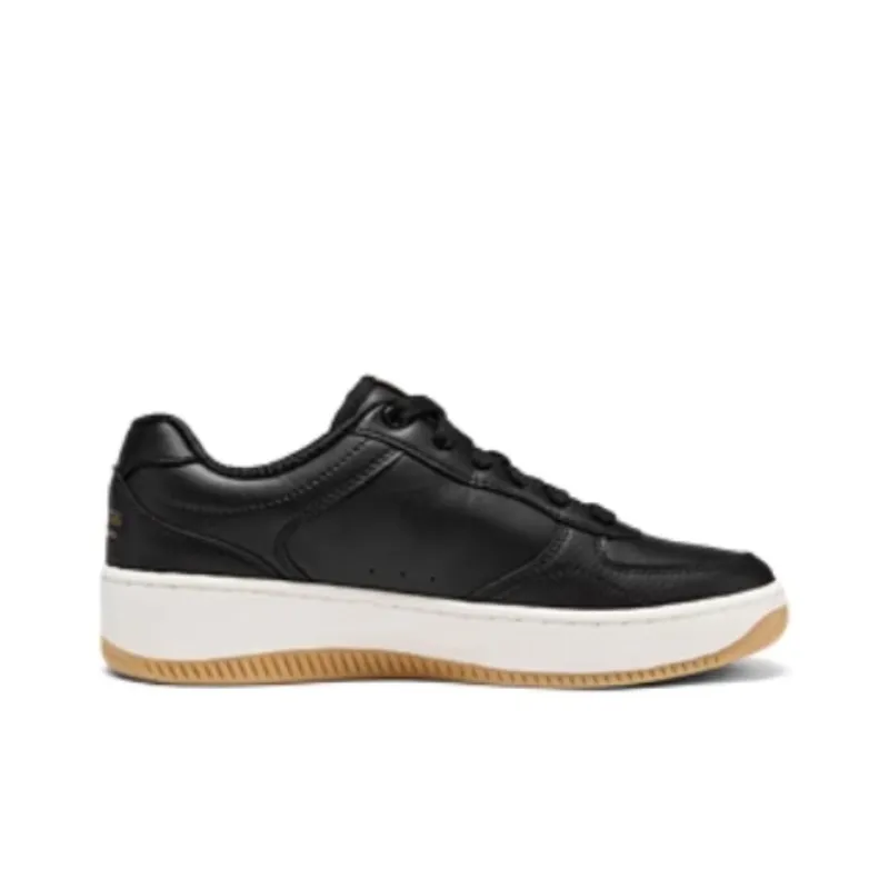 Skechers Court Classics Cushioning Lightweight Support Low Top Skateboard Shoes Women's Black-1