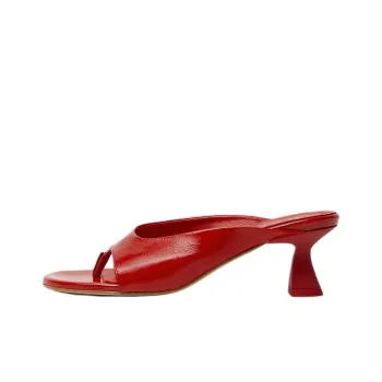 MIISTA Flip Flops 6cm Women's Red