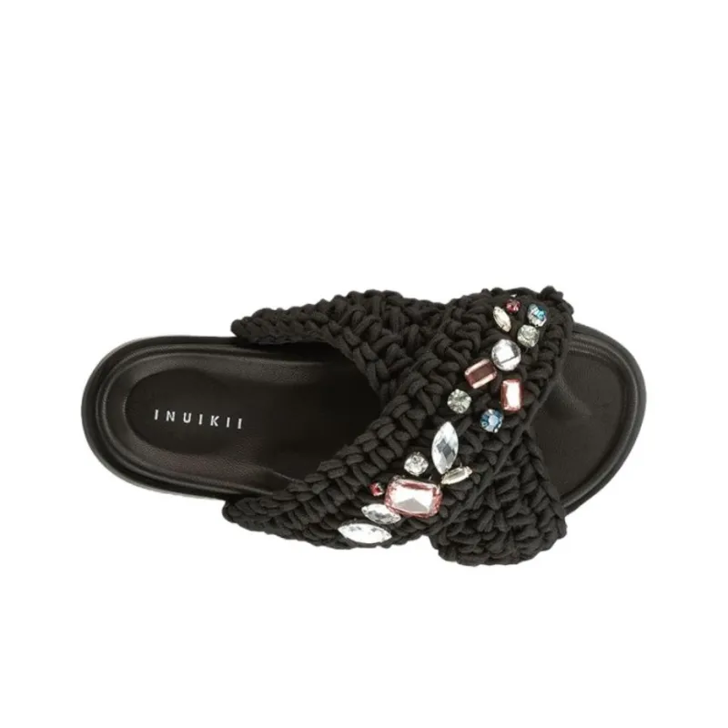Inuikii Slide Slippers Women's Black-2