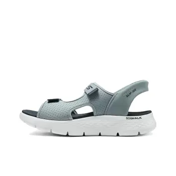 Skechers Go Walk Fle Strap Sandals Men's Gray Blue